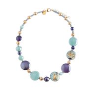 Collar MurrinaMurano Venezia Mujer Gaia in Vidrio Ematite GM0284.12